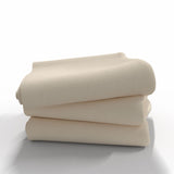 Ручной работы хлопковая простыня без резинки | Ecru