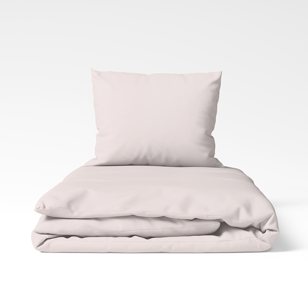 Handmade Cotton Bedding Set | Sheer Pink