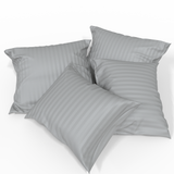 Handmade Luxurious Premium Striped Satin Cotton Pillowcase | Drizzle