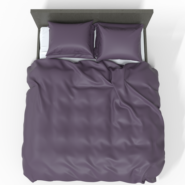 Premium satin duvet cover | Vintage violet