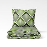 Patterned cotton fabric | Emerald Pulse