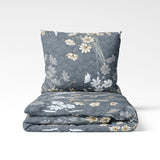 Rankų darbo medvilninis patalynės komplektas | Twilight Bloom