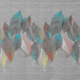 Rankų darbo medvilninis antklodės užvalkalas | Jungle Lines