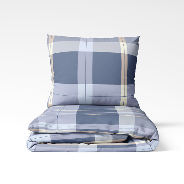 Rankų darbo medvilninis antklodės užvalkalas | Coastal Check