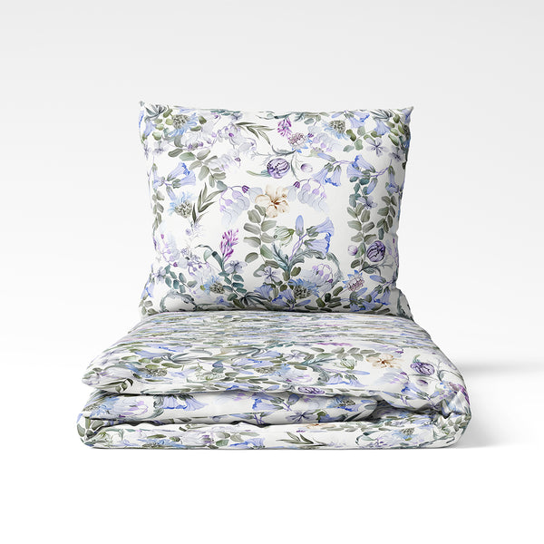 Rankų darbo medvilninis antklodės užvalkalas | Lavender Field