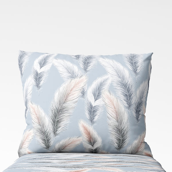 Handmade cotton pillowcase | Feather Sky