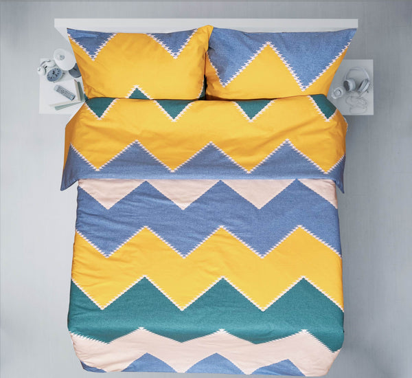 Last units of handmade cotton bedding set | Ziggy Sunrise
