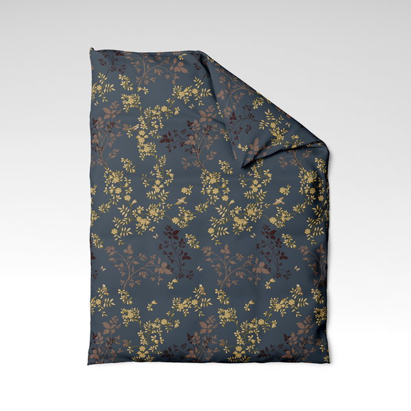 Handmade cotton duvet cover | Golden Twilight