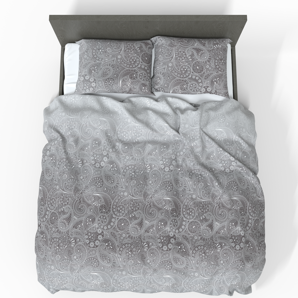 Sewn Deluxe Satin Cotton Bedding Set | Jaipur