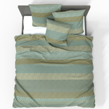 Rankų darbo prabangus Deluxe satino medvilninis patalynės komplektas | Tbilisi