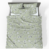 Rankų darbo prabangus Deluxe satino medvilninis patalynės komplektas | Geneva