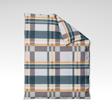 Ручной работы хлопковый пододеяльник | Amber Plaid