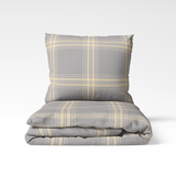 Rankų darbo medvilninis patalynės komplektas | Ashford Plaid