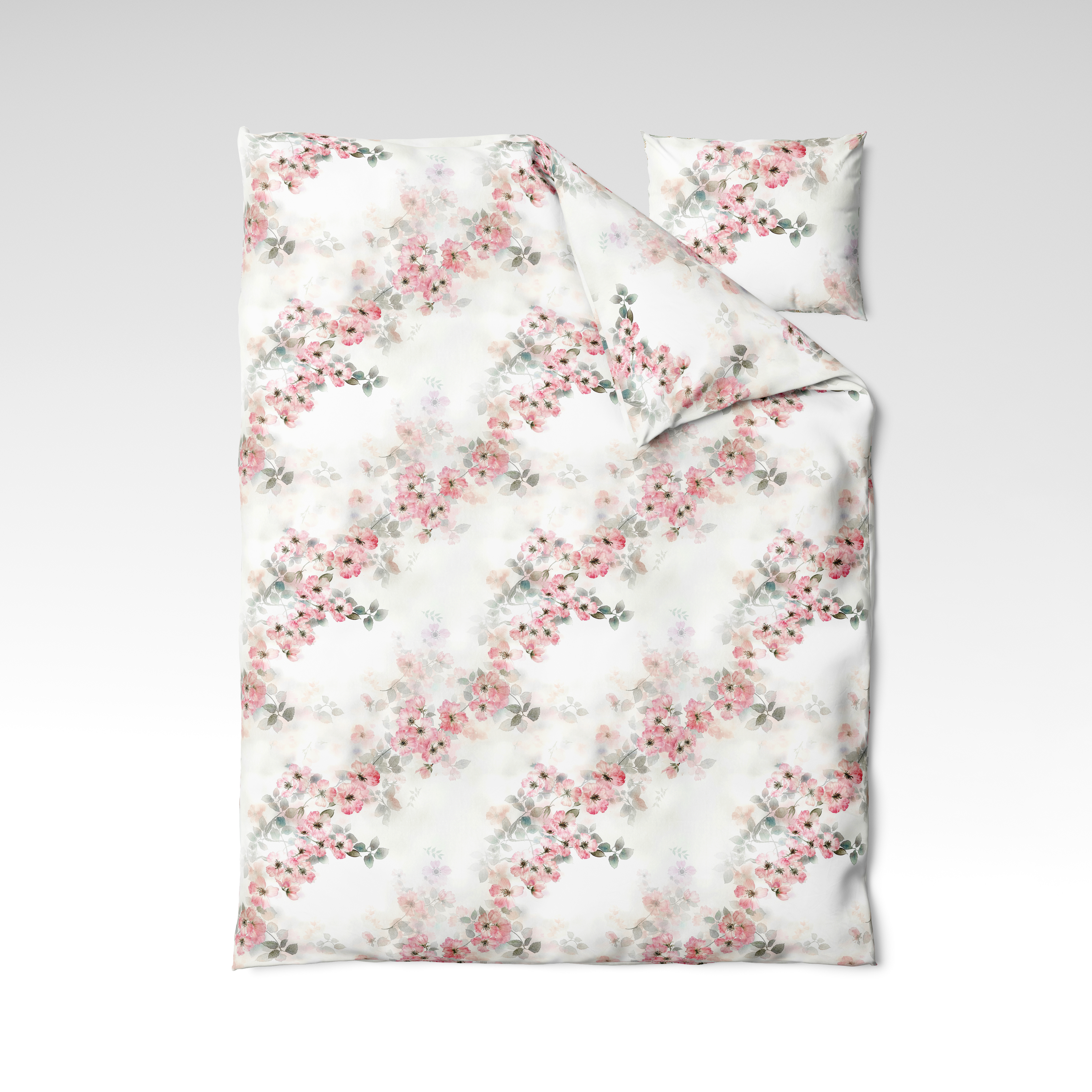 Raštuotas medvilninis audinys | Blossom Mist