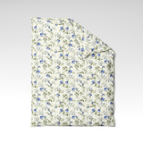 Handmade cotton duvet cover | Blue Sprig