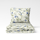 Handmade cotton bedding set | Blue Sprig