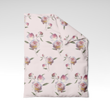 Наволочка для одеяла из хлопка ручной работы | Blush Peony