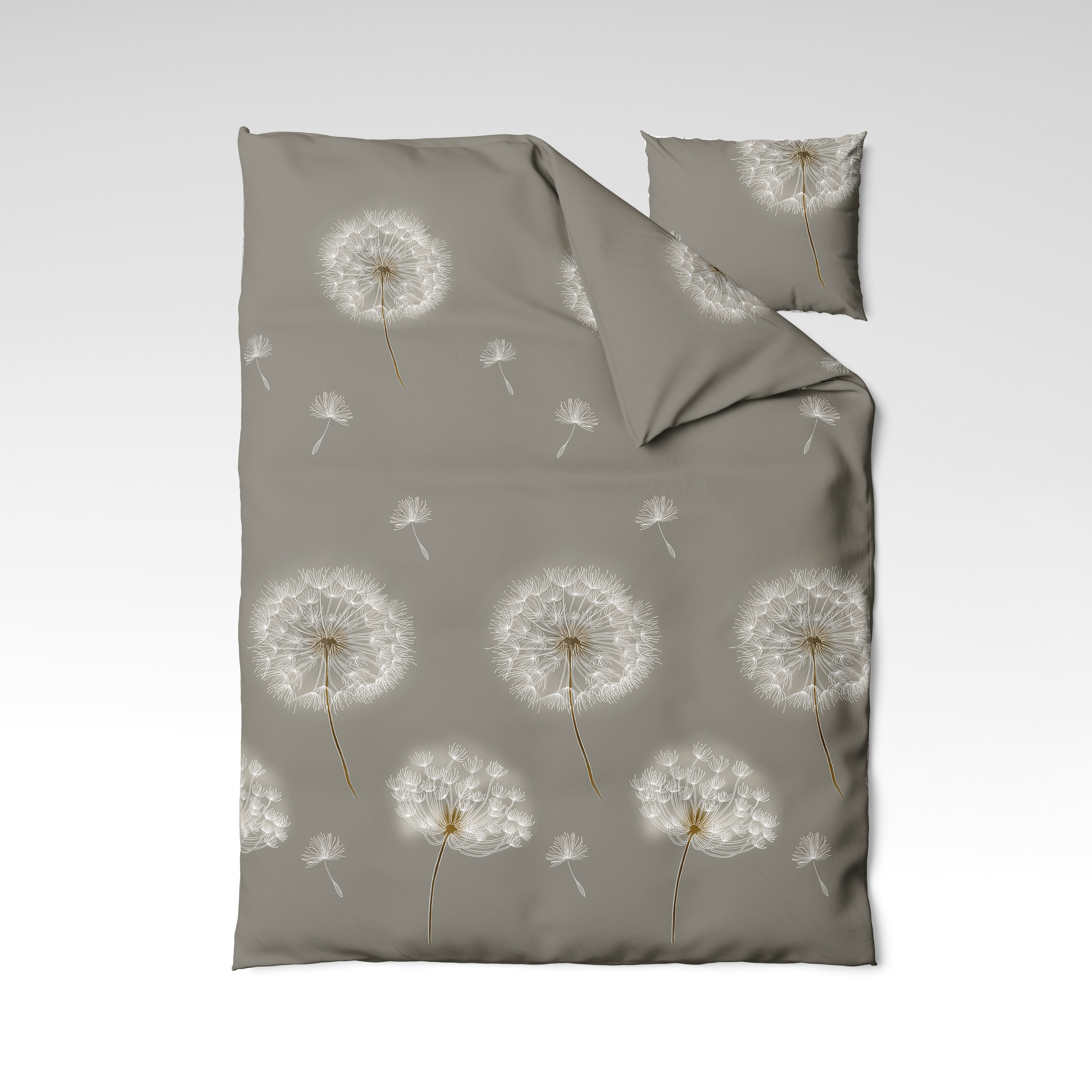 Raštuotas medvilninis audinys | Dandelion Whisper