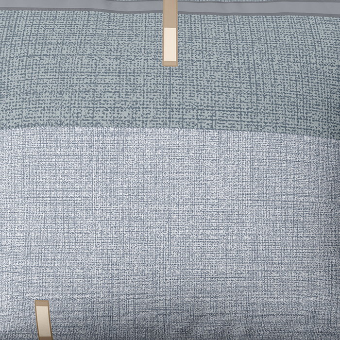Rankų darbo medvilninis patalynės komplektas | Denim Line