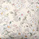 Handmade cotton bedding set | Ivory Bloom