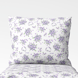 Handmade cotton pillowcase | Lavender Fields