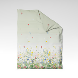 Handmade cotton duvet cover | Morning Meadow