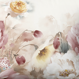 Ручной работы комплект постельного белья из хлопка | Painted Petals
