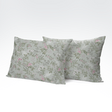 Handmade cotton pillowcase | Sage Garden