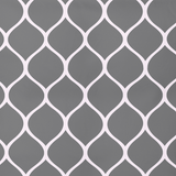 Handmade cotton pillowcase | Silver Trellis
