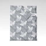 Handmade cotton bedding set | Silver Tropics