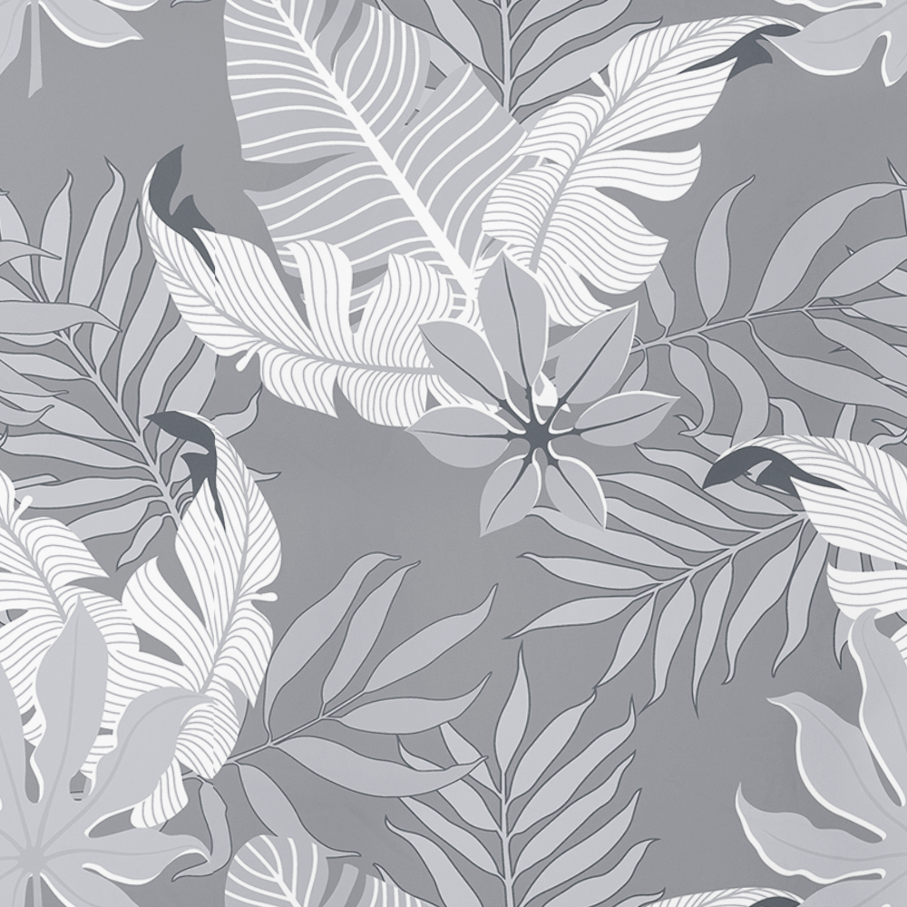 Rankų darbo medvilninis patalynės komplektas | Silver Tropics
