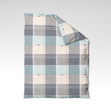 Handmade cotton duvet cover | Soft Check