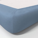 Jersey fitted sheet | Faded Denim