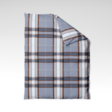 Handmade cotton duvet cover | Tailored Check