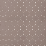 Узорчатая хлопковая ткань | Taupe Trellis