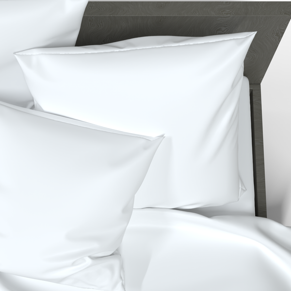 Sewn PREMIUM satin pillowcase | White