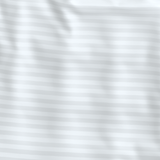 Rankų darbo prabangus Premium juostuoto satino medvilninis antklodės užvalkalas | White