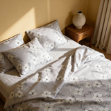 Rankų darbo prabangus Deluxe satino medvilninis patalynės komplektas | Kyoto