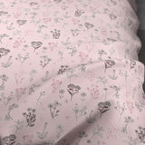 Sewn cotton duvet cover | Fleur - Sewn