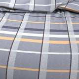 Sewn cotton duvet cover | Metro - Sewn