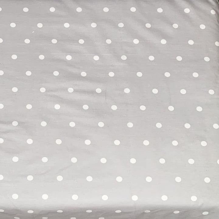 Siuvamas drobinis antklodės užvalkalas | Taškeliai grey
