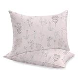 Sewn cotton pillowcase | Fleur - Sewn