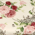 Custom sewn cotton pillowcase | Rose - Custom sewn