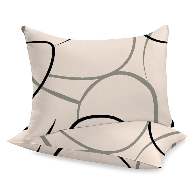 Сшитый хлопковый наволочка | Tangle - Сшитый