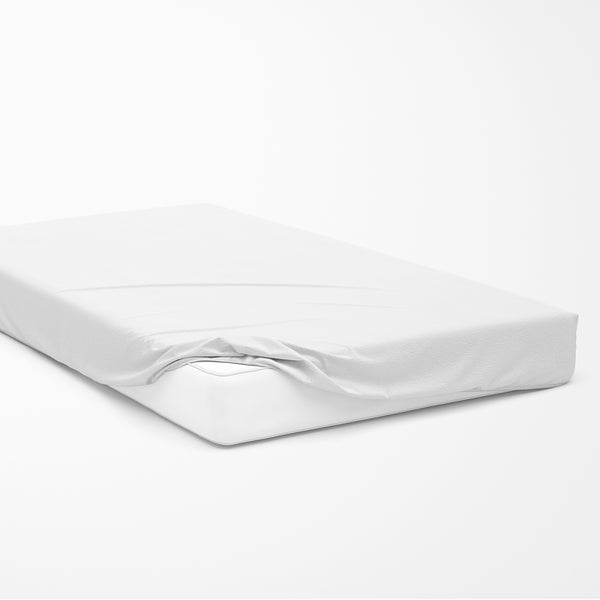 Trikotažinė paklodė su guma | White