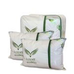 Bamboo fiber double duvet and two pillows