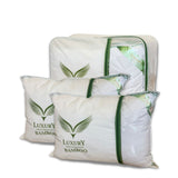 Bamboo fiber double duvet and two pillows