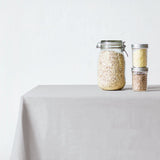 Sewn 100% cotton tablecloth | Egret - Tablecloths