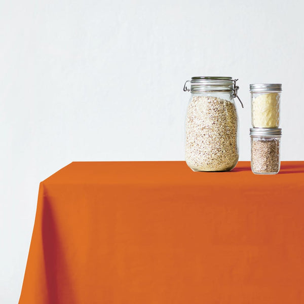 Siuvama 100% medvilnės staltiesė | Orange peel - Tablecloths