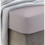 Šūta kokvilnas palags ar gumiju | Cloud gray - Drobinė